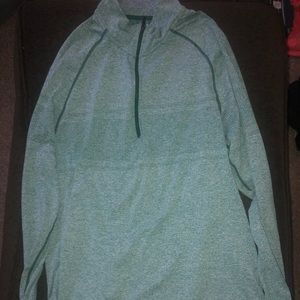 Rhone Light Green quarter Zip